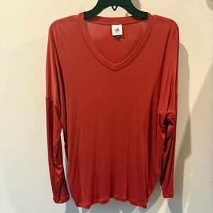 Cabi Burnt Orange Serenity Tee - EUC